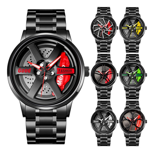 Reloj Giratorio Rin Reloj Hombre Deportivo Reloj Analogico