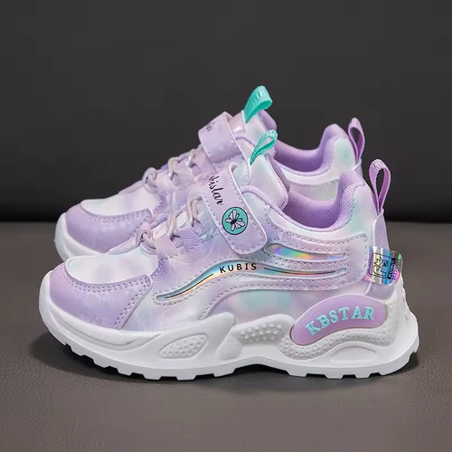 Glow Tenis Deportivos Holográficos Niña Tallas 17 A 24 Mx