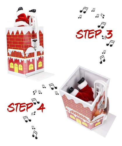 .s Papá Noel Eléctrico Con Música, Muñeca De Navidad,