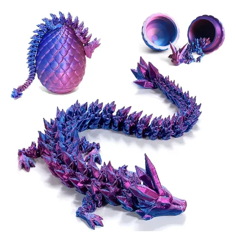 Dragón 3d Con Huevo Sorpresa, Juguete De Cristal Dragón 3d Con Huevo Sorpresa, Juguete De Cristal