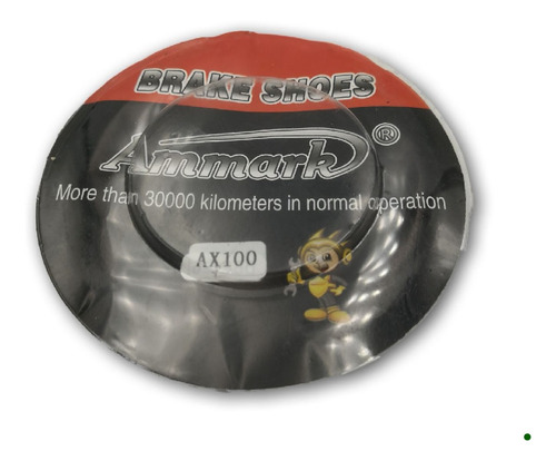 Imagen 3 de 3 de Bandas Freno Ammark Ax100 Best125 Moto