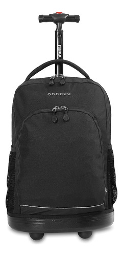 Mochila Con Ruedas Para Ninos Y Adultos, Negro