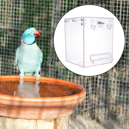 Baño Para Pájaros, Jaula Para Baño De Pájaros, Bañera