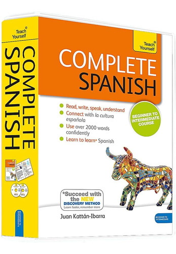 Libro: Curso Completo De Español Para Principiantes A Interm