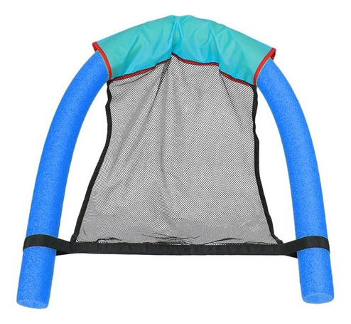 Cama De Agua Asiento De Piscina Tumbona De 6.5x150cm Azul