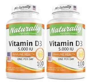 Vitamin D3 5.000i.u  Promo X2 - Unidad a $38950
