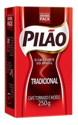Café Pilão Torrado E Moído Tradicional Vácuo 250g