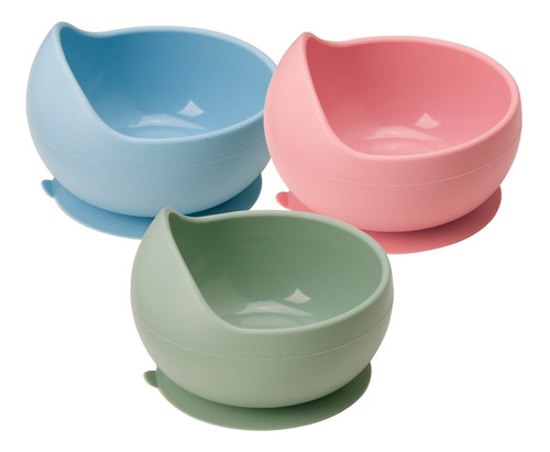 Pratinho De Bebe Introdução Alimentar Ventosa Bowl Silicone