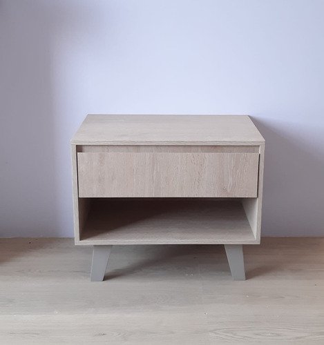 Buro De Madera C/cajón Diseño Moderno Vintagemesanoche Roble