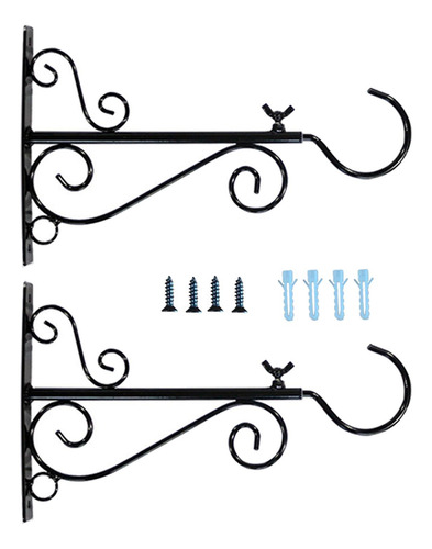 2 Soportes De Plantas Colgantes Ajustables De 10-16 Pulgadas