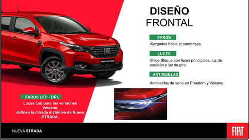 Imagen 14 de 16 de Fiat Strada Freedom 1.4 Doble Cabina