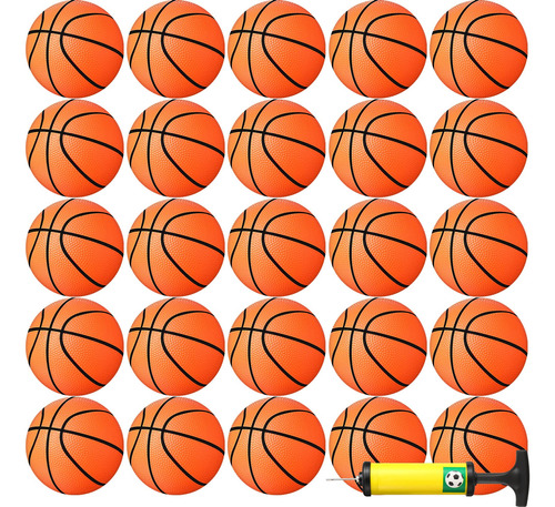 32 Mini Pelotas De Baloncesto De Pvc De 5 Pulgadas Con Bomb.