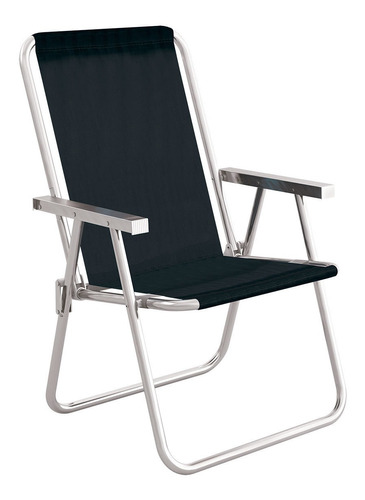 Sillón Playero Pescador Alto Director Aluminio Reposera Mor