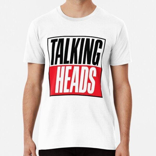 Remera Talking Heads - Logo Algodon Premium