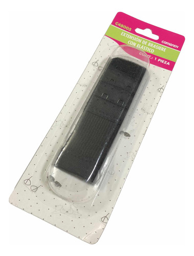 Extensión De Brasier Sostén Elástico Suave Negro 3cm 30mm