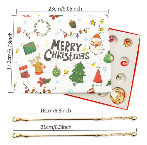 . Pulsera De Bricolaje Con Calendario De Adviento 3d 2024