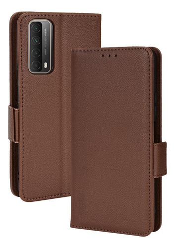 Funda For Huawei Y7a Cartera Magnética Hebilla Lateral De