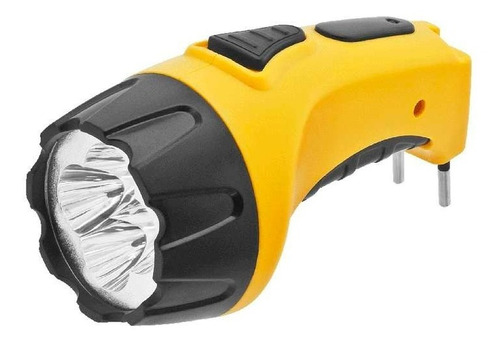 Linterna De Mano Blister 7 Leds Recargable Amarilla 