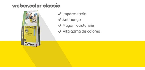 Pastina Weber Classic 5kg Color Nieve Cerámicas