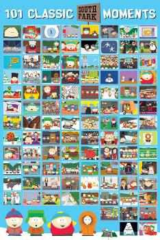 Poster De South Park - 101 Momentos Clasicos - 90 X 60 Cm