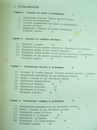 Imagen 2 de 3 de Metodos Estadisticos Fundamentos Y Aplicaciones* J.a. Viedma