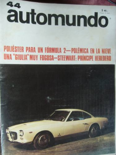 Automundo Nº 44 / 1966 / Lancia - Jakie Steewart