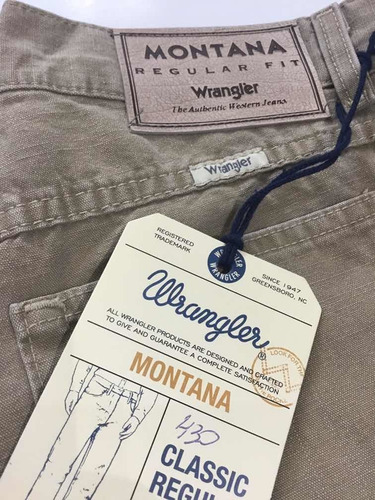 Jean Wrangler Montana New Cap Classic Regular Fit Original