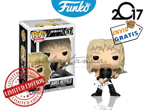 James Hetfield Funko Pop Metallica Metalica 2017 Original