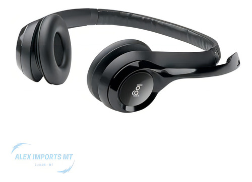 Headset Logitech H390 Conexão Usb Para Gamers