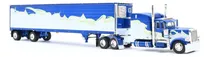 Comprar Tráiler Escala 1\u002F64 Peterbilt 389 Remolque Utility 60-1457 Color Azul