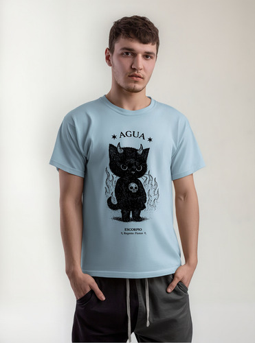 Remera Escorpio Agua - Astrología - 100% Algodón Premium