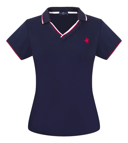 Playera Polo Para Dama Marino Polo Team Cdd96077mar