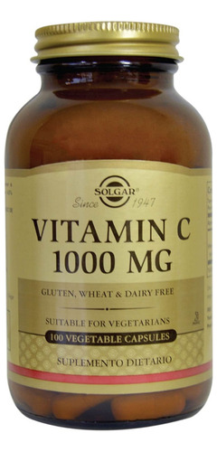 Vitamina C Solgar 1000mg X 100 Capsulas