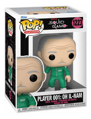 Funko Pop! Juego Del Calamar Player 001 #1223 Original