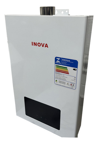 Aquecedor De Passagem Digital Branco Inova 15d Para 15l/m