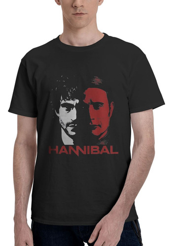 Divertido Hannigram Mads Mikkelsen Lecter Algodón Casual Tr