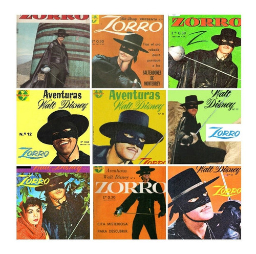 Colección Revista  Zorro  Muchos Episodios Editorial Zig Zag