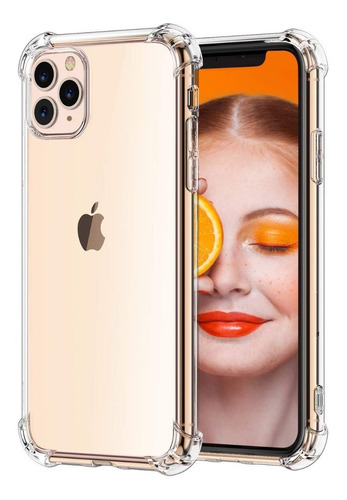Capa de TPU transparente reforçada para iPhone Os modelos iPhone 11