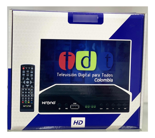 Tdt Decodificador Con Antena Y Control Remoto