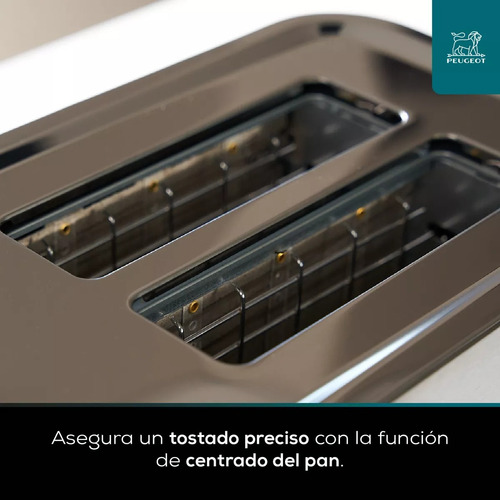 Tostadora Electrica Digital Peugeot Limoges Negra Acero Inox