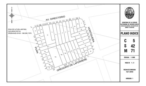 Excelente Lote A La Venta En Pleno Caballito