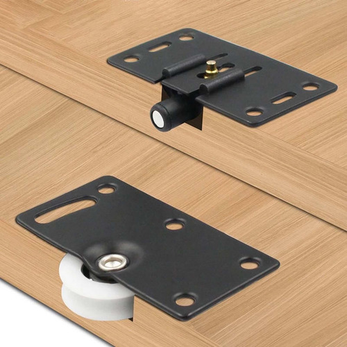 3 Rolo De Porta Deslizante Guarda-roupa Polia De Porta