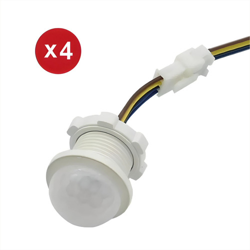 4 X Interruptor Pir Sensor De Movimiento Infrarrojo 220v, 5a