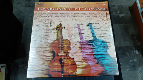 Lp Los Violines De Villa Fontana En Acetato,long Play