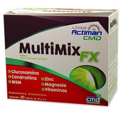 Multimix Fx Sobres | Glucosamina Condroitina Msm Zinc Mg |