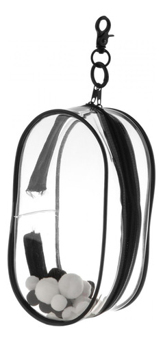 Bolsa Transparente Para Exhibición De Figuras Con Llavero,