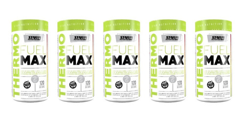 Quemador De Grasa Thermo Fuel 120 Caps. Star Nutrition X 5 