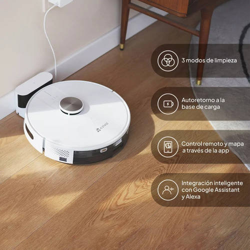 Aspiradora Inteligente Robot Ezviz Re4 Mopa Trapeador Alexa