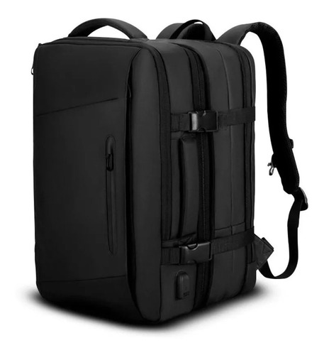 Mochila Maleta Impermeable Antirrobo Expansible 35l Usb