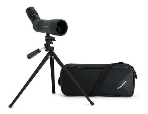 Catalejo Telescopio Terrestre Celestron Caza Tiro 10-30x50 Color Verde oscuro